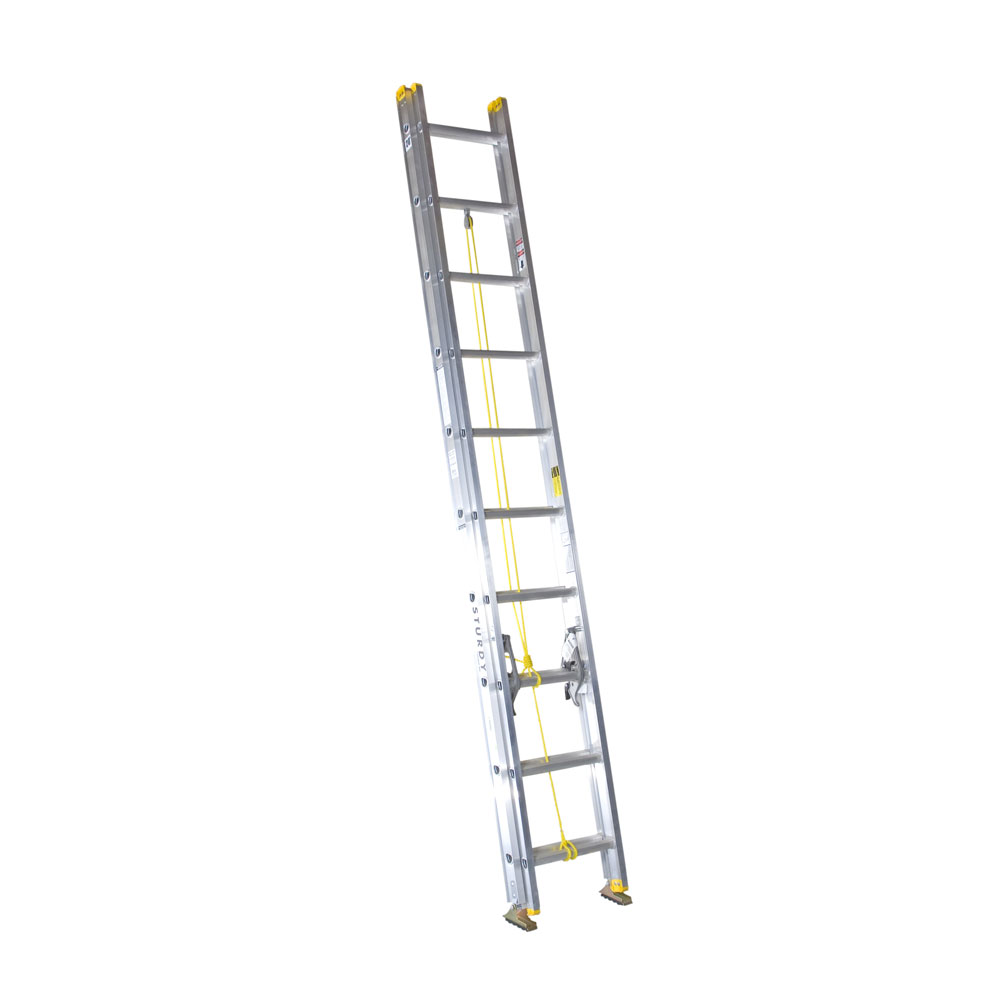 STURDY 32' EXTRA HEAVY-DUTY ALUMINUM EXTENSION LADDER - Kilrich